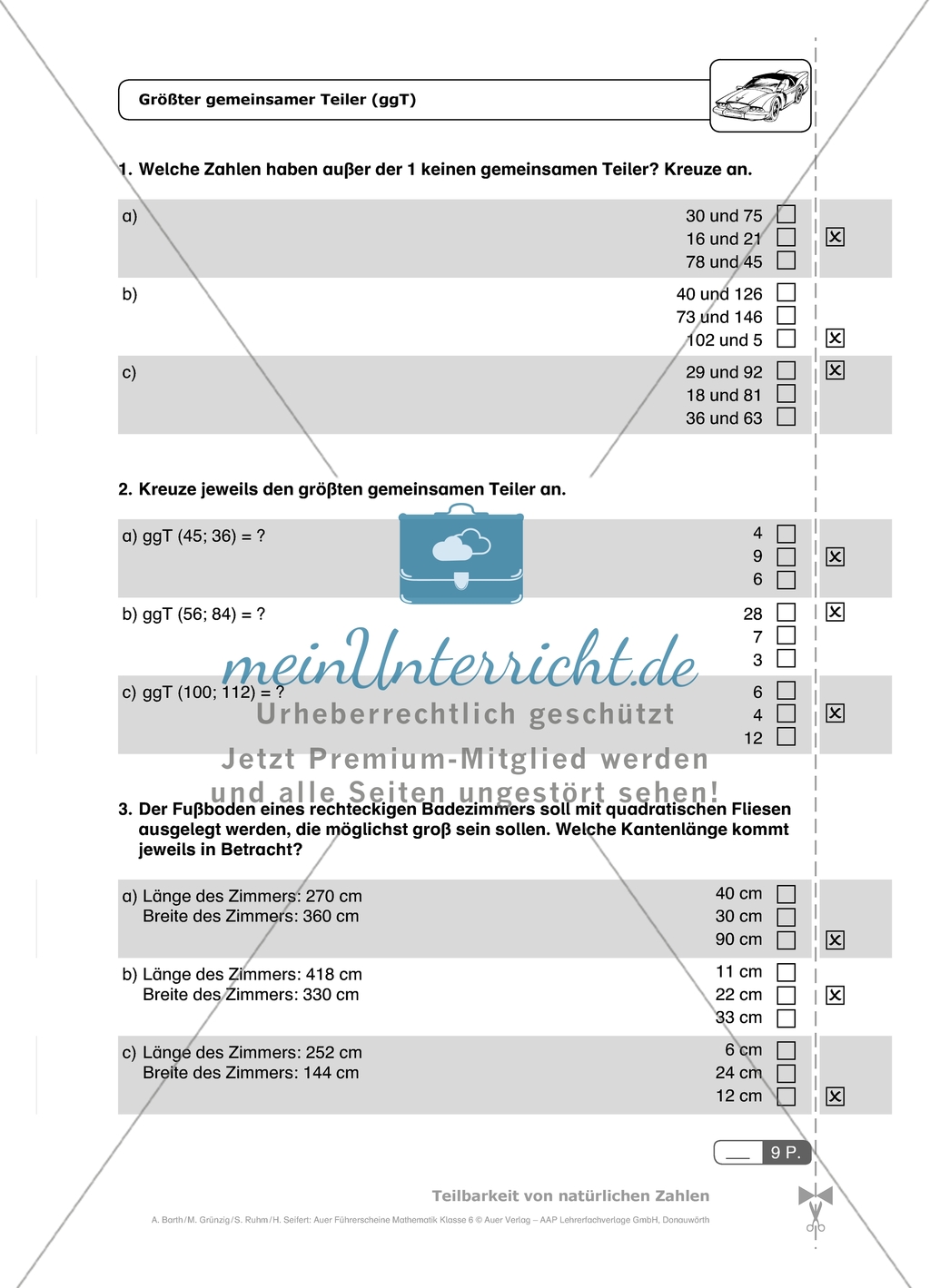 Durch diese Multiple-Choice-Aufgaben mit Lösungen können die Schülerinnen und Schüler einen
