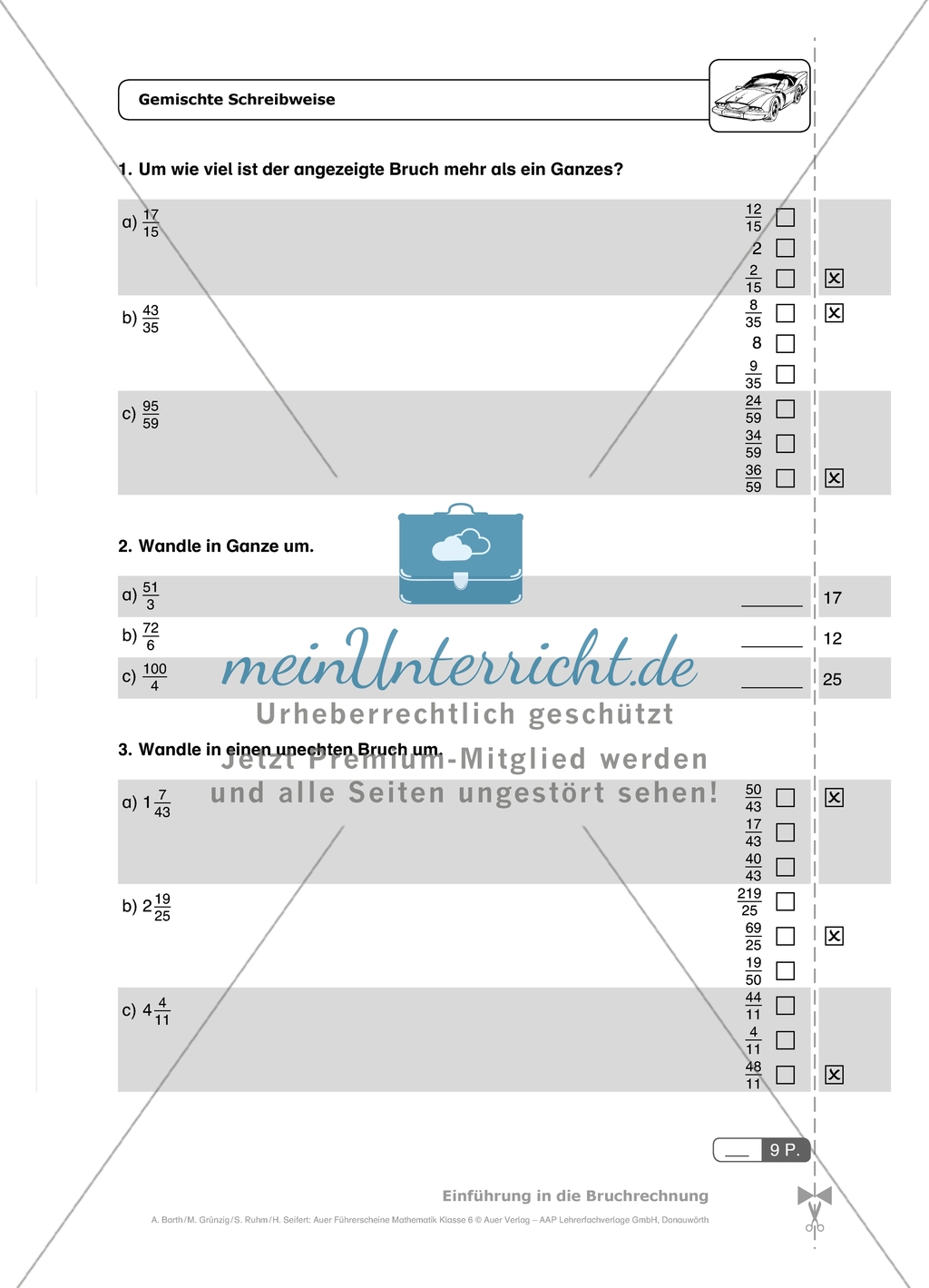 Durch diese Multiple-Choice-Aufgaben mit Lösungen können die Schülerinnen und Schüler einen