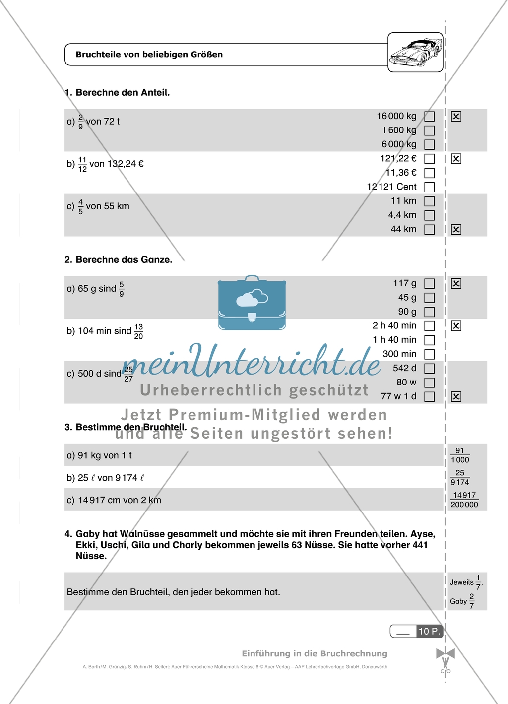 Durch diese Multiple-Choice-Aufgaben mit Lösungen können die Schülerinnen und Schüler einen