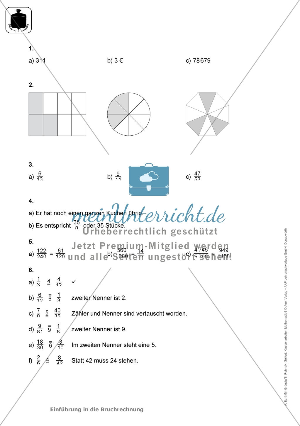Klassenarbeiten zum Thema: