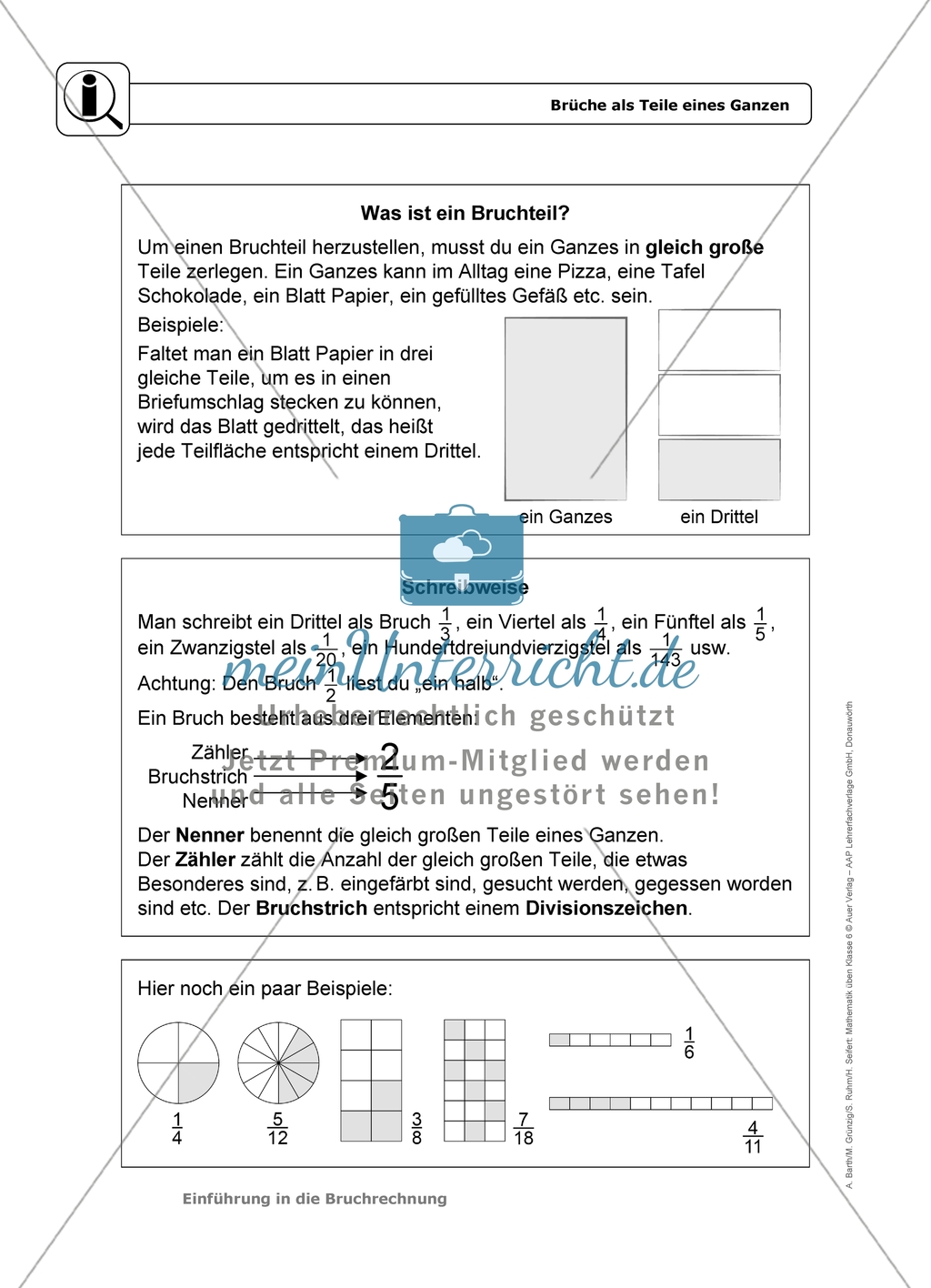 Leichte Übungsaufgaben mit Hinweisen und Lösungen für die Schülerinnen und Schüler zum Thema: