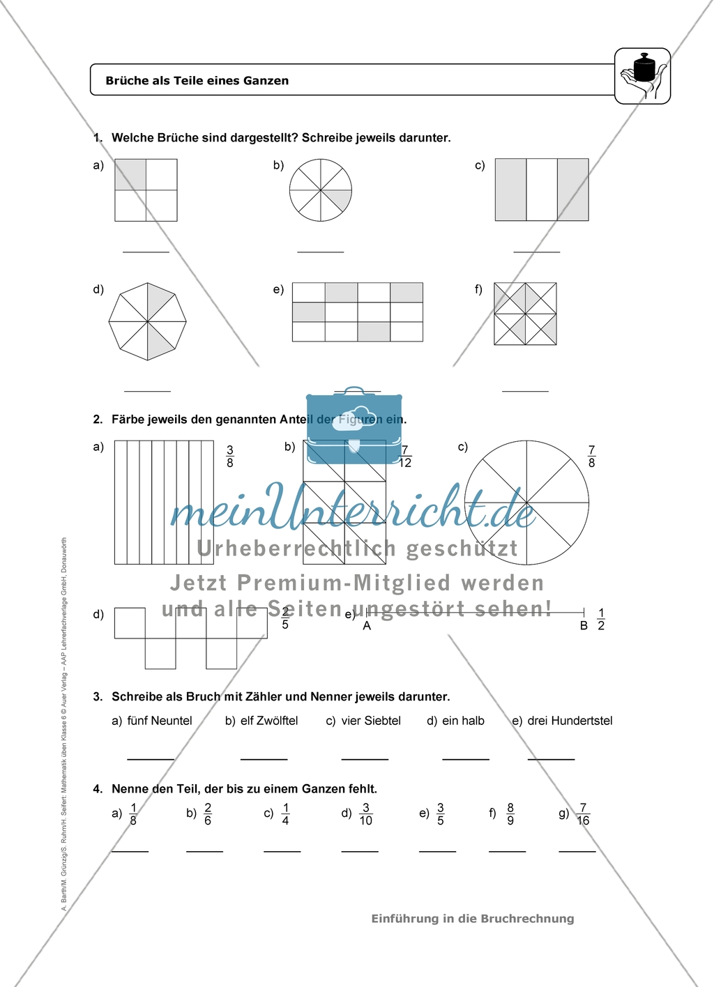Leichte Übungsaufgaben mit Hinweisen und Lösungen für die Schülerinnen und Schüler zum Thema: