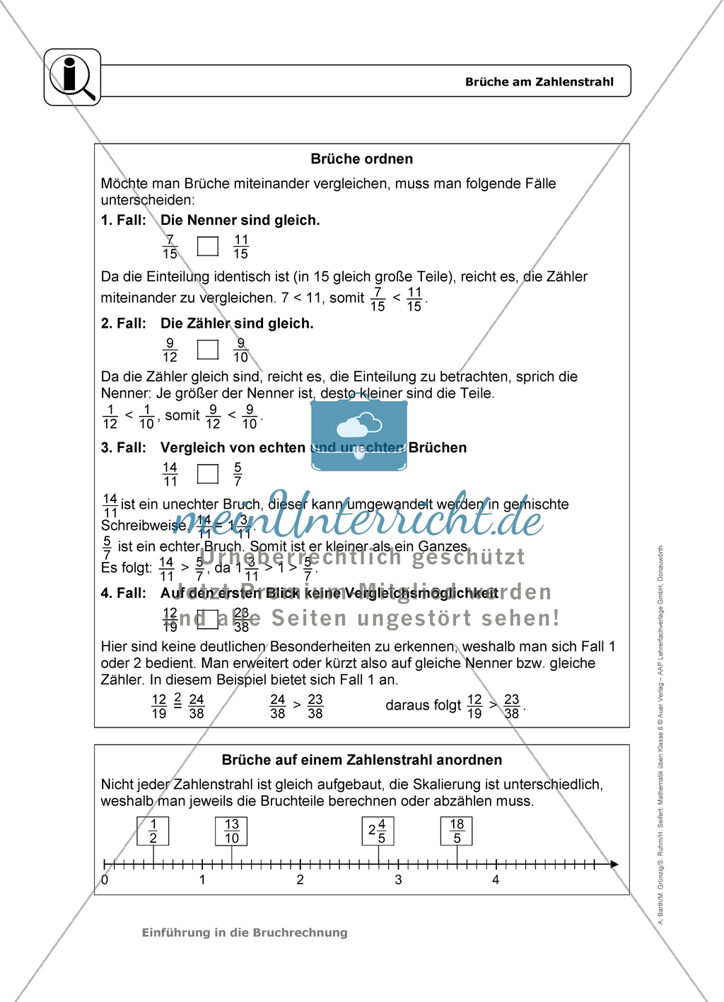 Leichte Übungsaufgaben mit Hinweisen und Lösungen für die Schülerinnen und Schüler zum Thema: