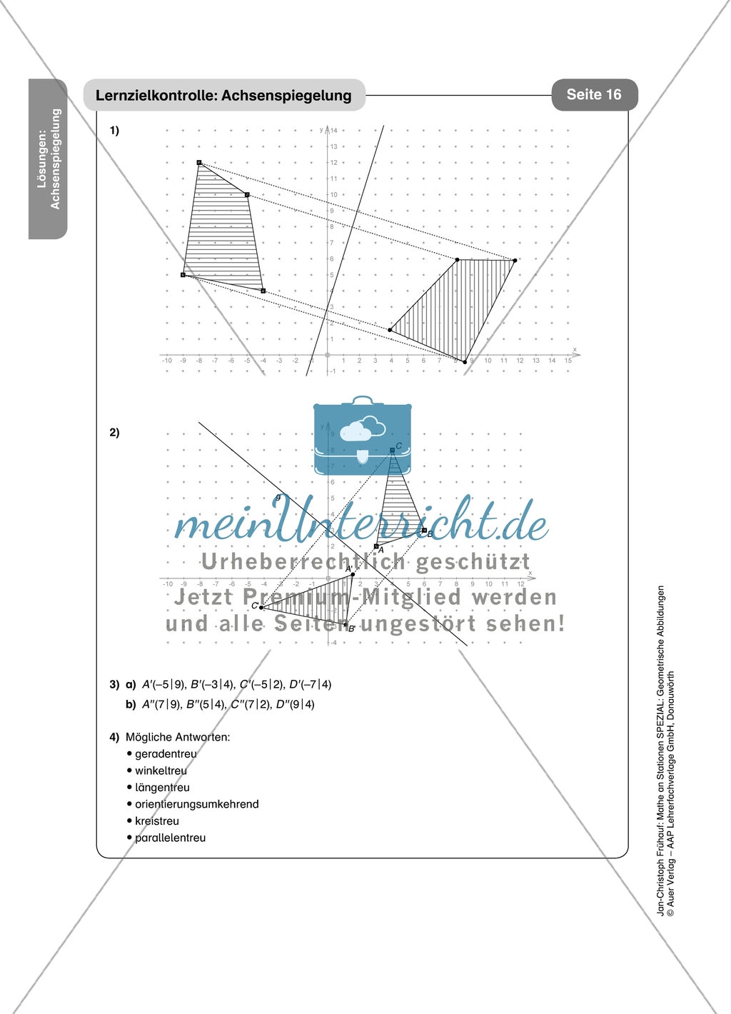 Materialien für eine Stationsarbeit zum Thema: