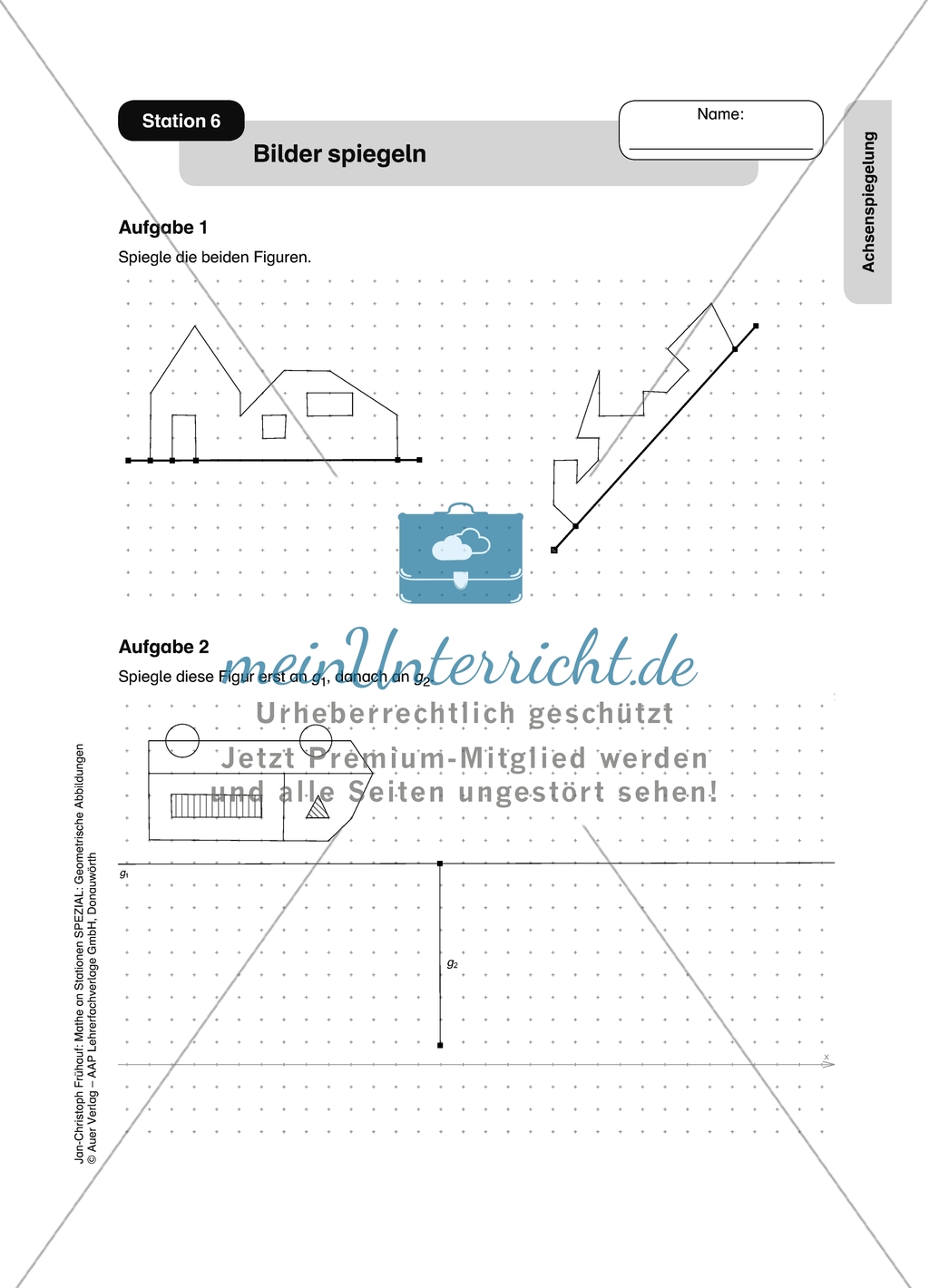 Materialien für eine Stationsarbeit zum Thema: