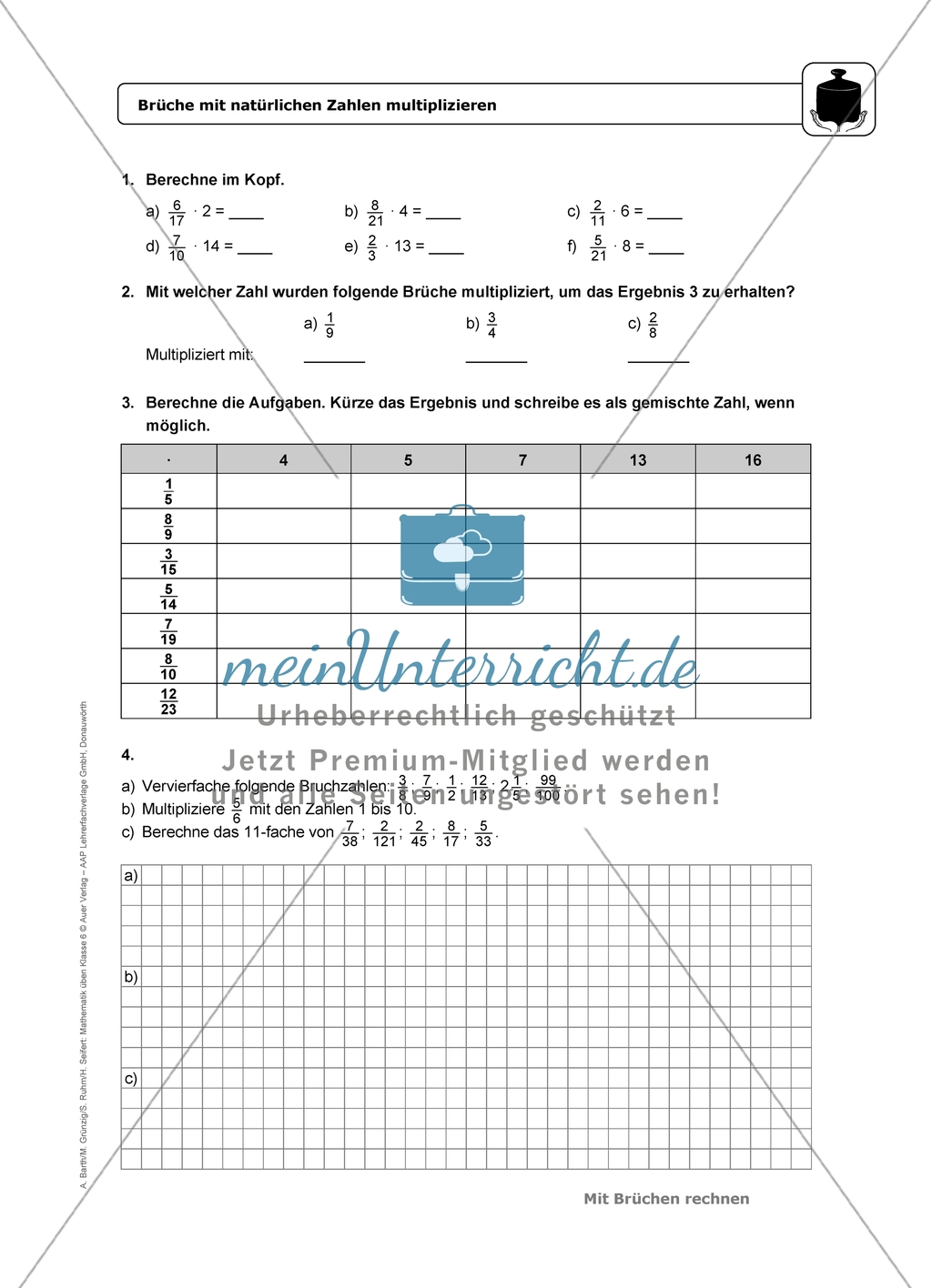 Übungen in erhöhtem Schwierigkeitsgrad zum Thema: