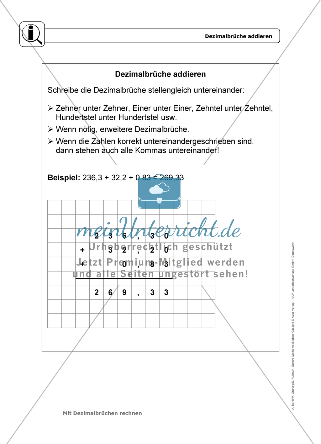 Übungen in erhöhtem Schwierigkeitsgrad zum Thema: