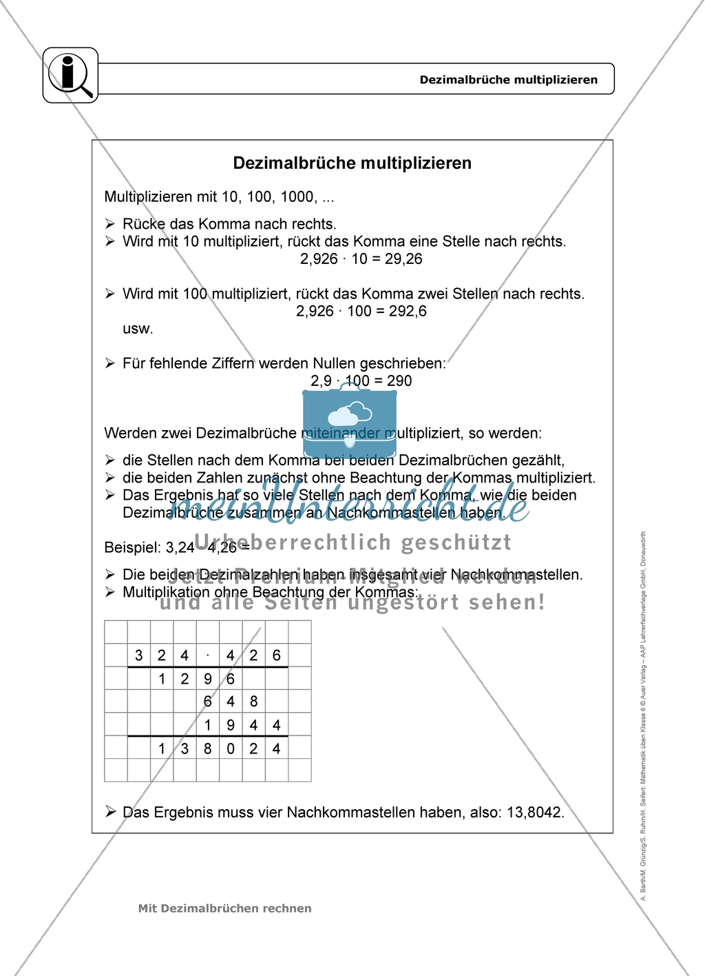 Übungen in erhöhtem Schwierigkeitsgrad zum Thema: