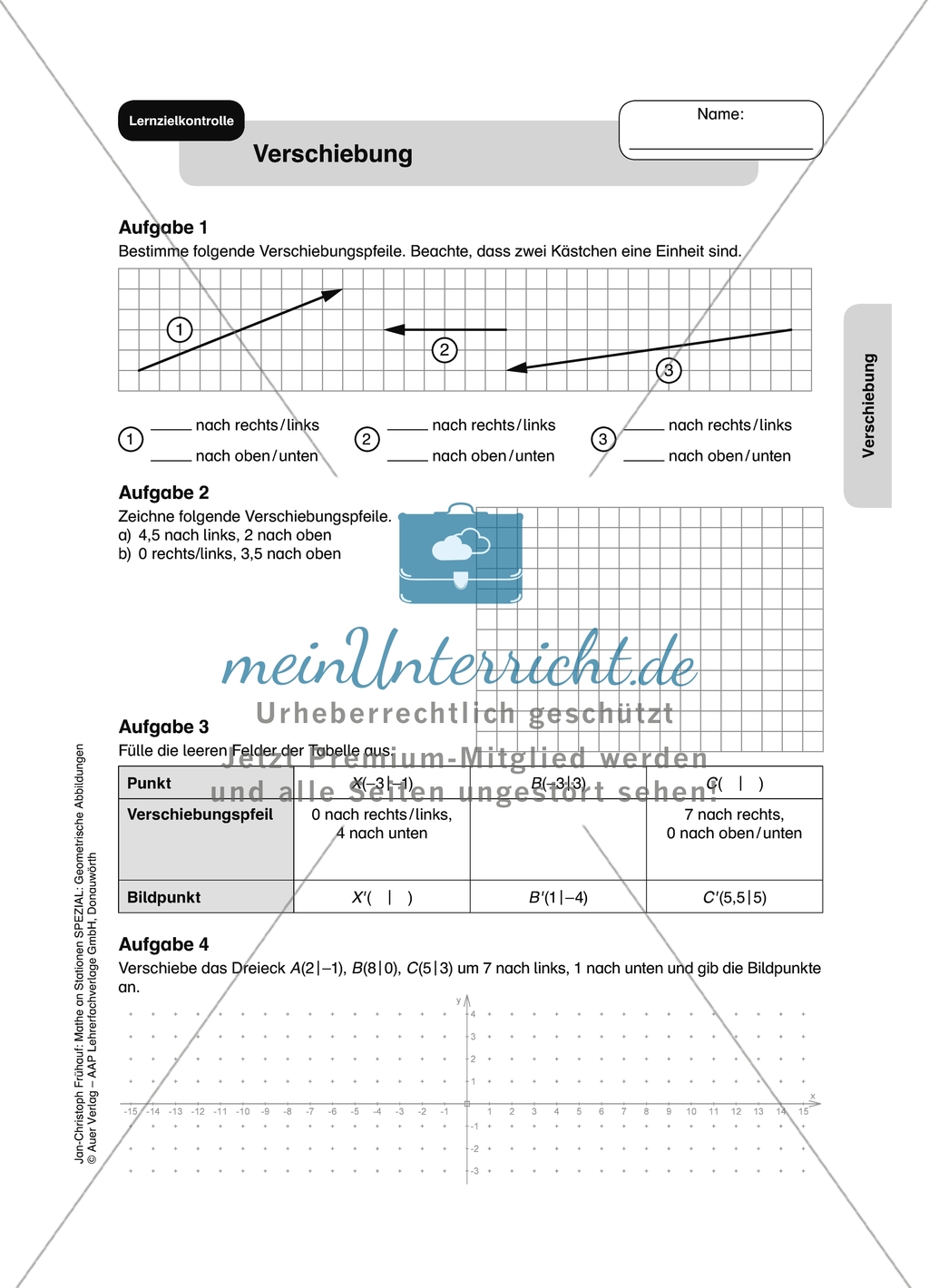 Materialien für eine Stationsarbeit zum Thema: