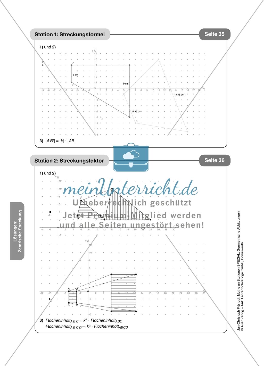 Materialien für eine Stationsarbeit zum Thema: