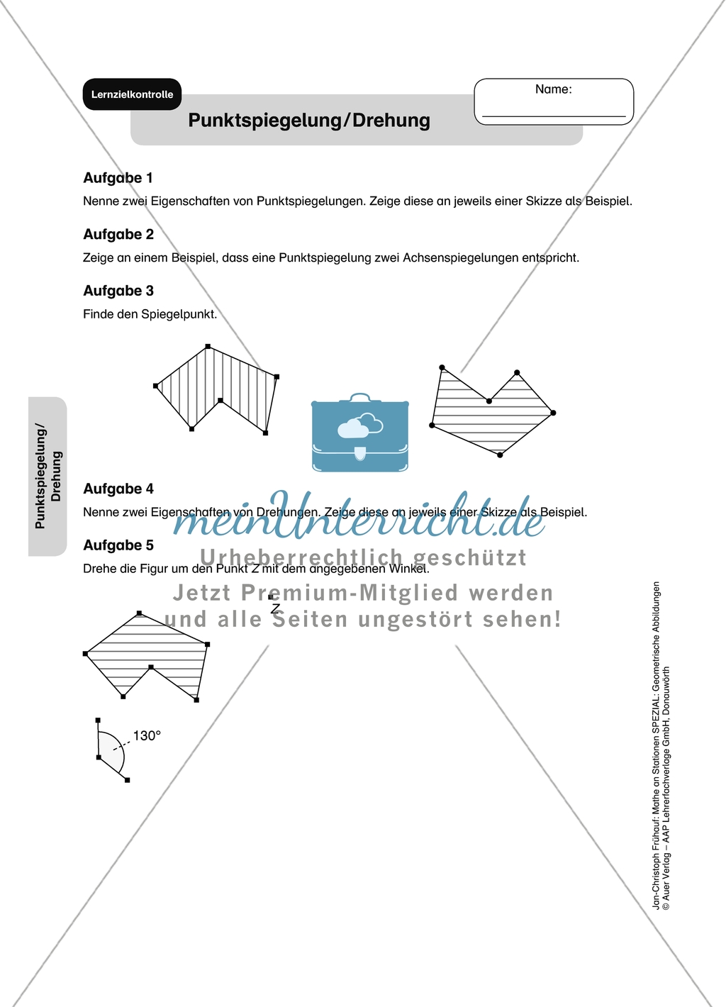 Materialien für eine Stationsarbeit zum Thema: