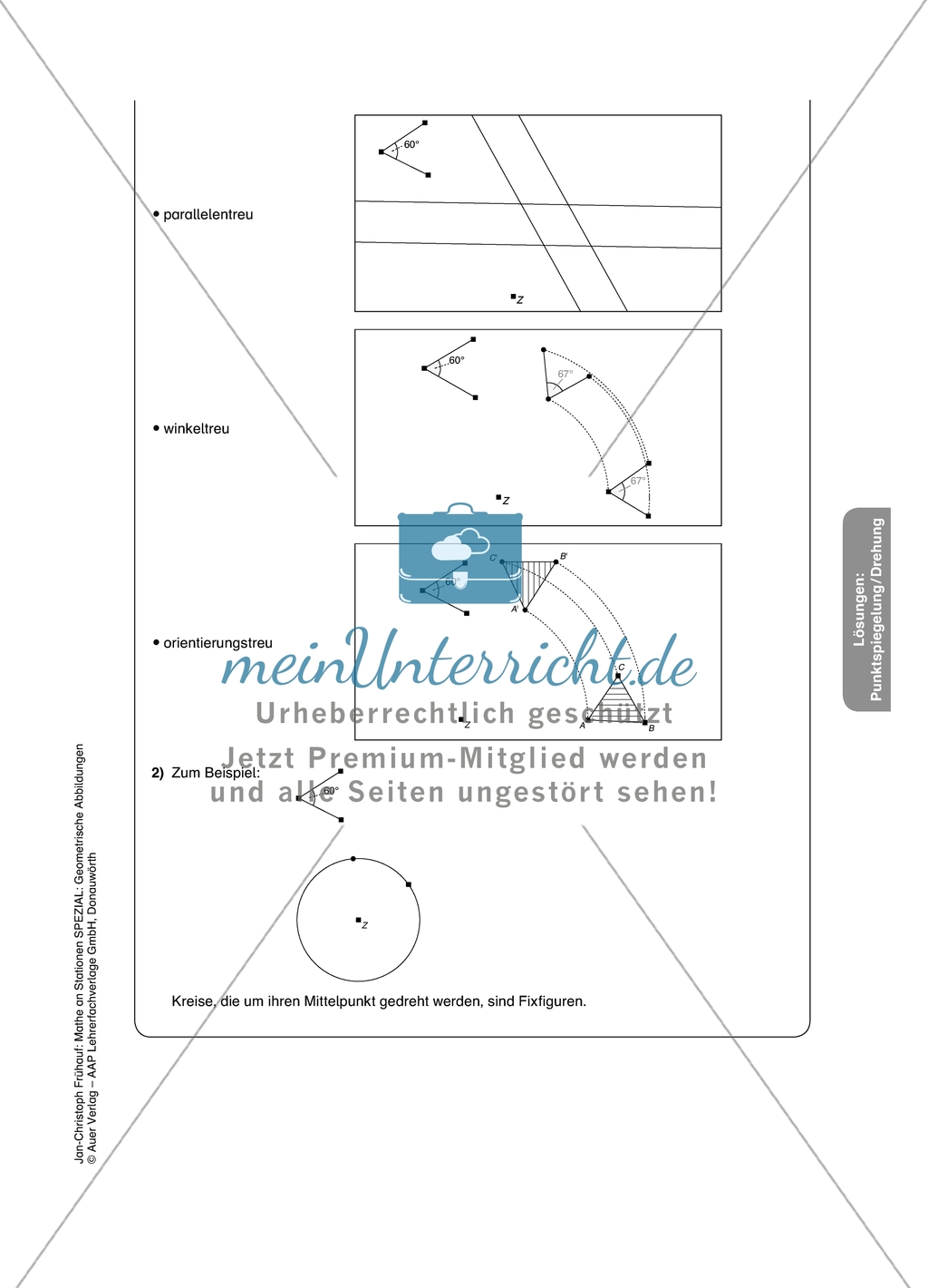 Materialien für eine Stationsarbeit zum Thema: