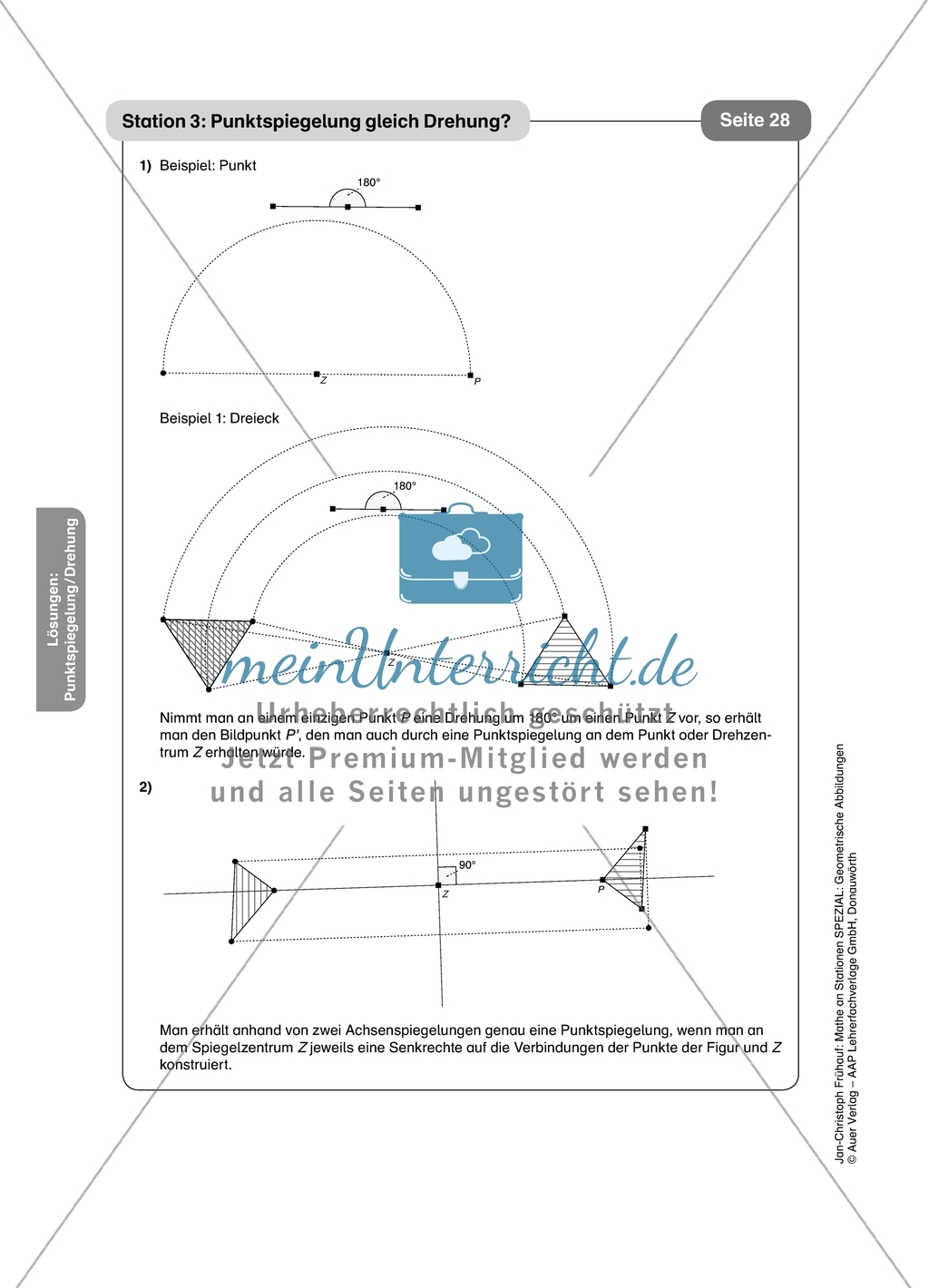Materialien für eine Stationsarbeit zum Thema: