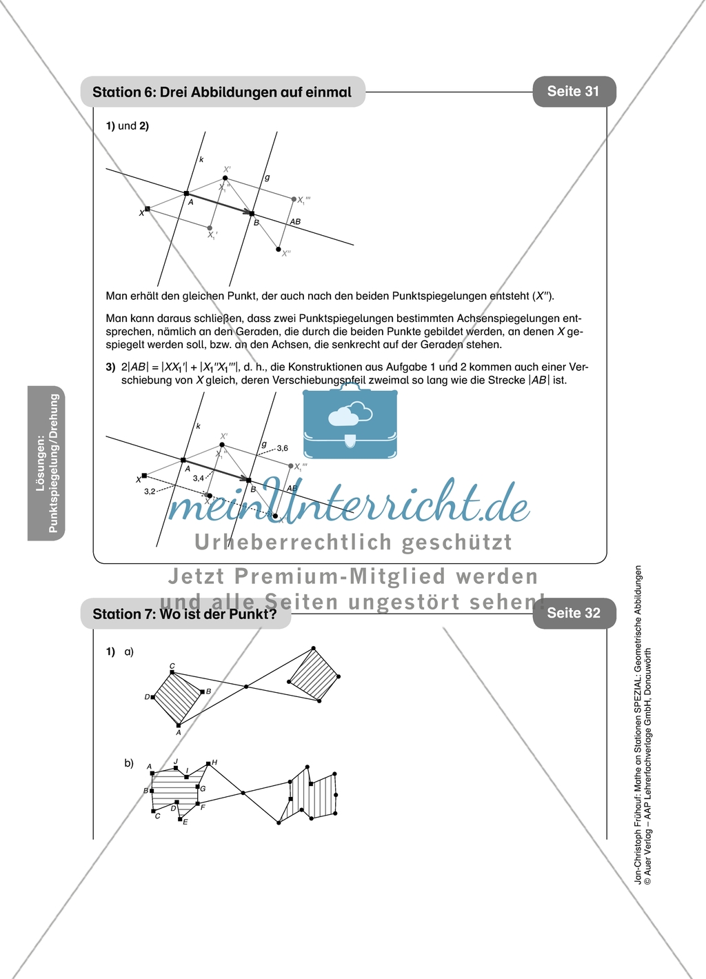 Materialien für eine Stationsarbeit zum Thema: