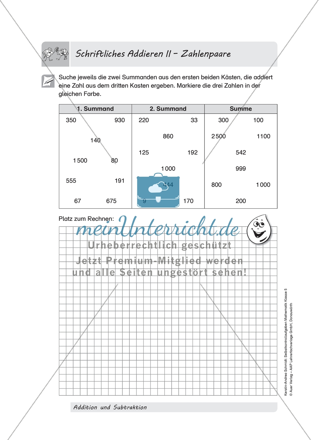 Aufgaben zum Thema: