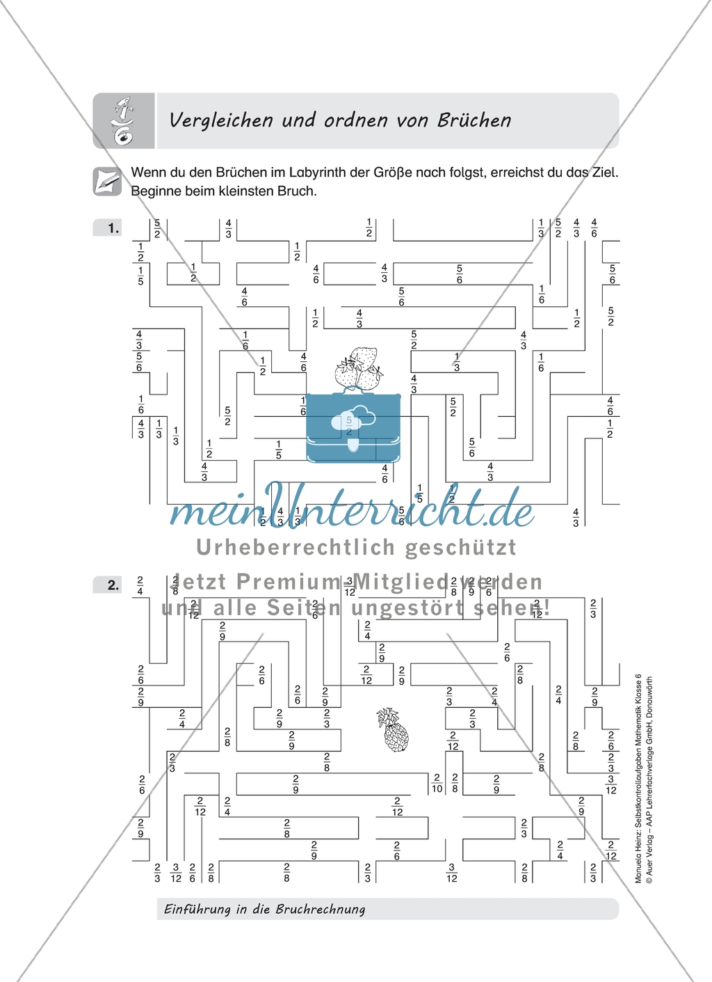 Aufgaben mit Lösungen zum Thema: