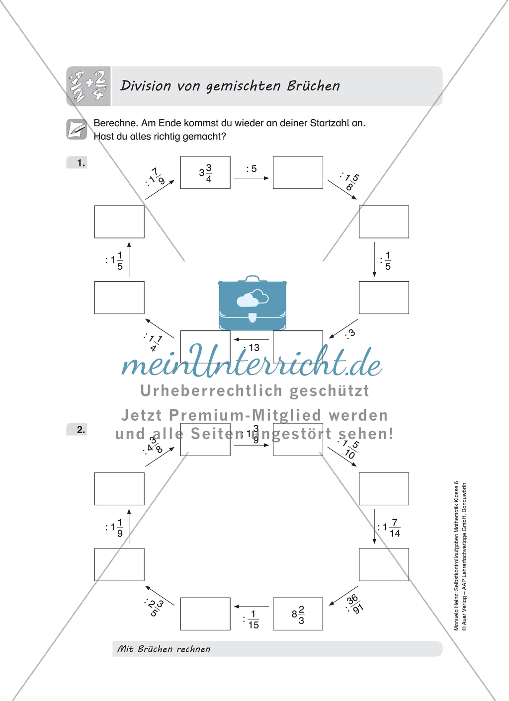 Aufgaben mit Lösungen zum Thema:
