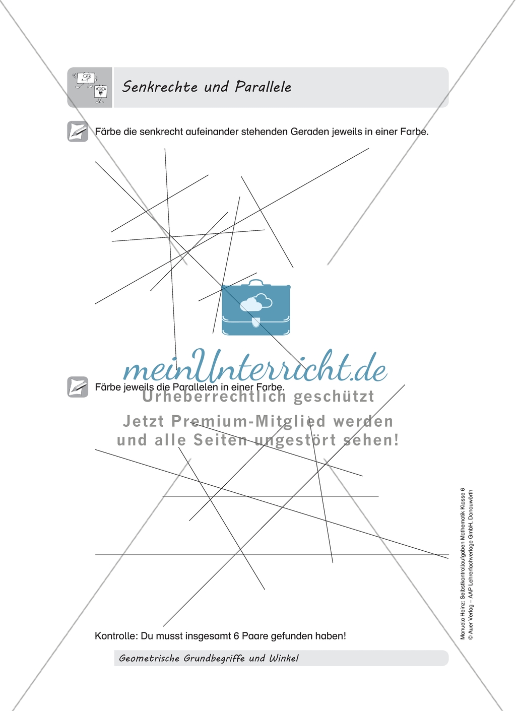 Aufgaben mit Lösungen zum Thema: