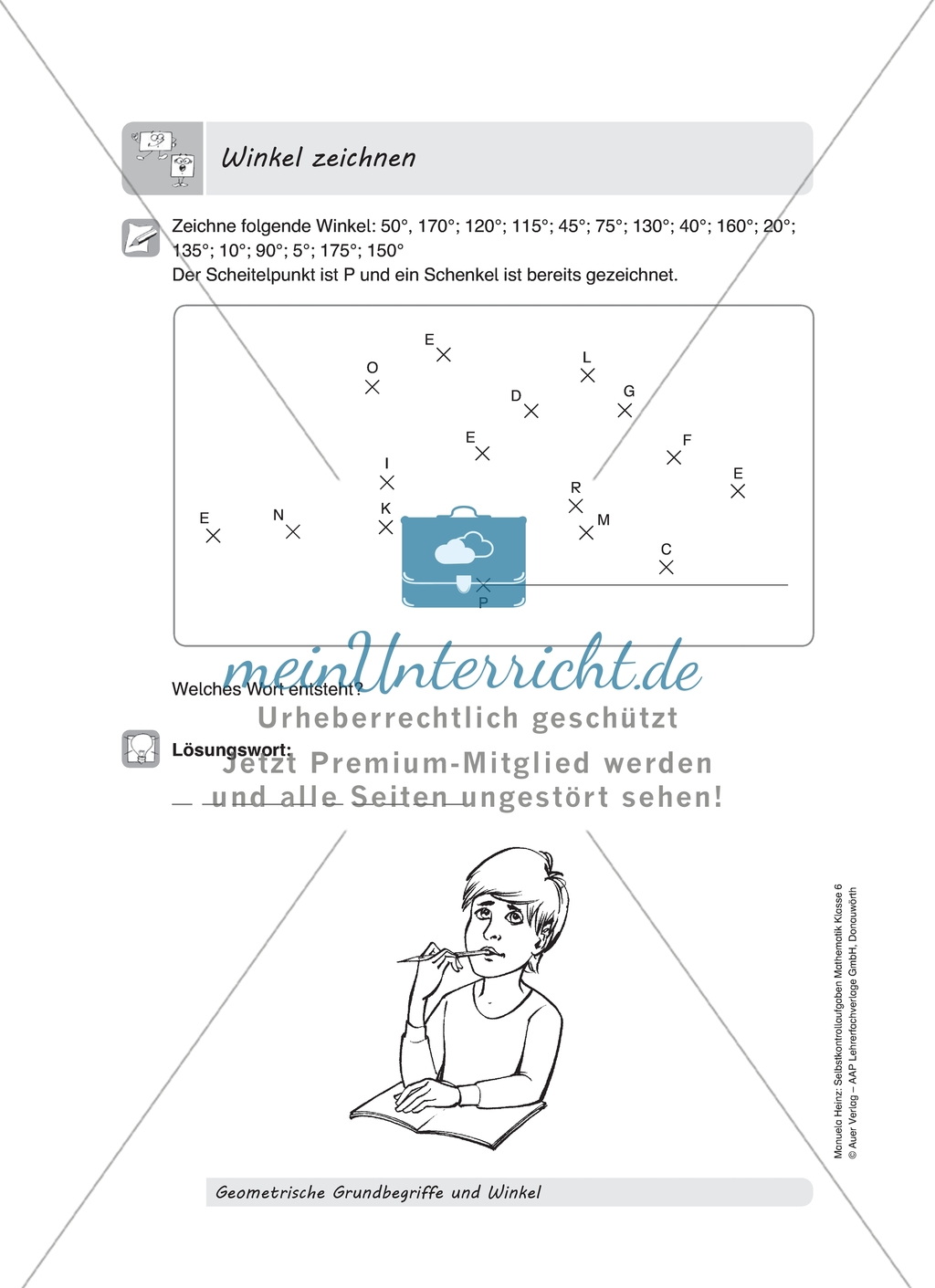 Aufgaben mit Lösungen zum Thema: