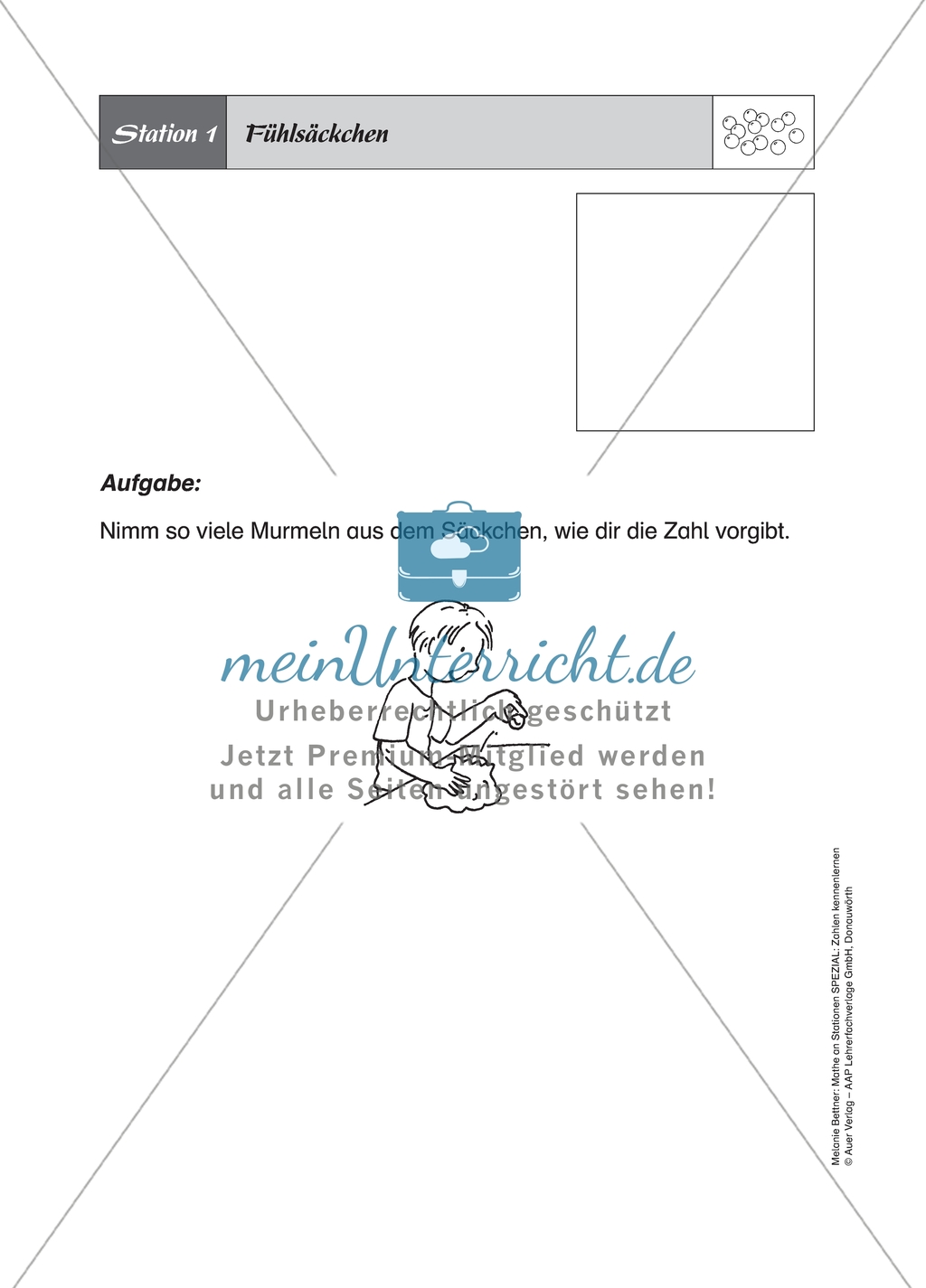 Aufgaben für eine Stationsarbeit zum Thema: