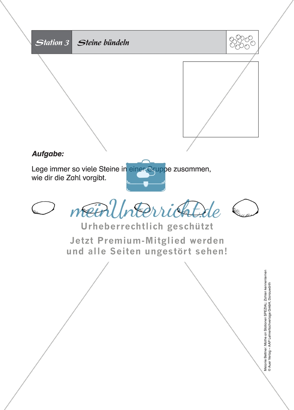 Aufgaben für eine Stationsarbeit zum Thema: