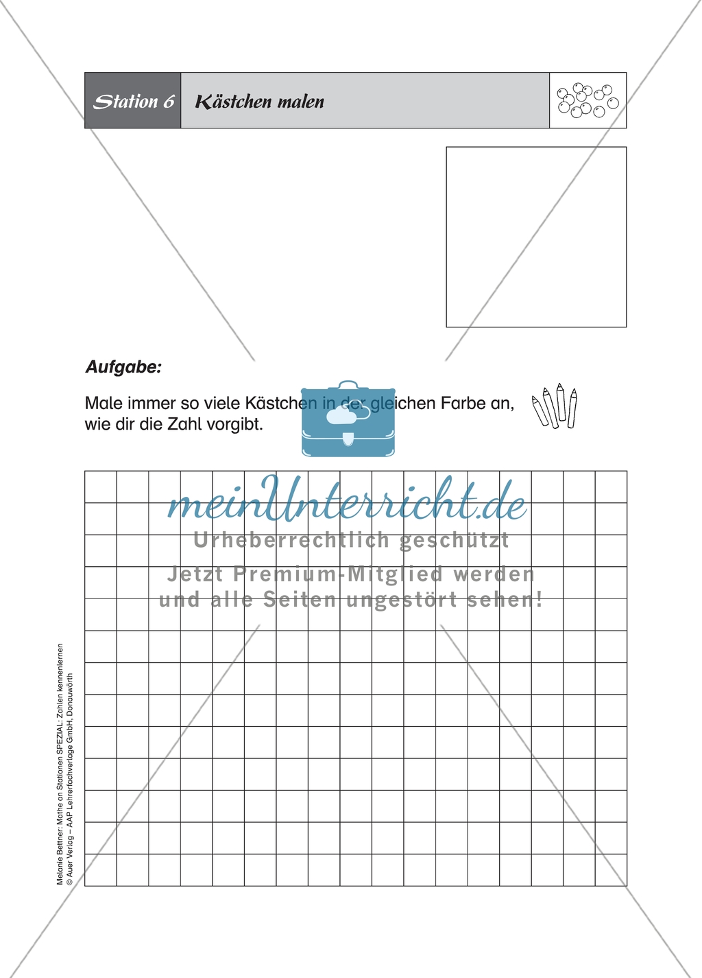 Aufgaben für eine Stationsarbeit zum Thema: