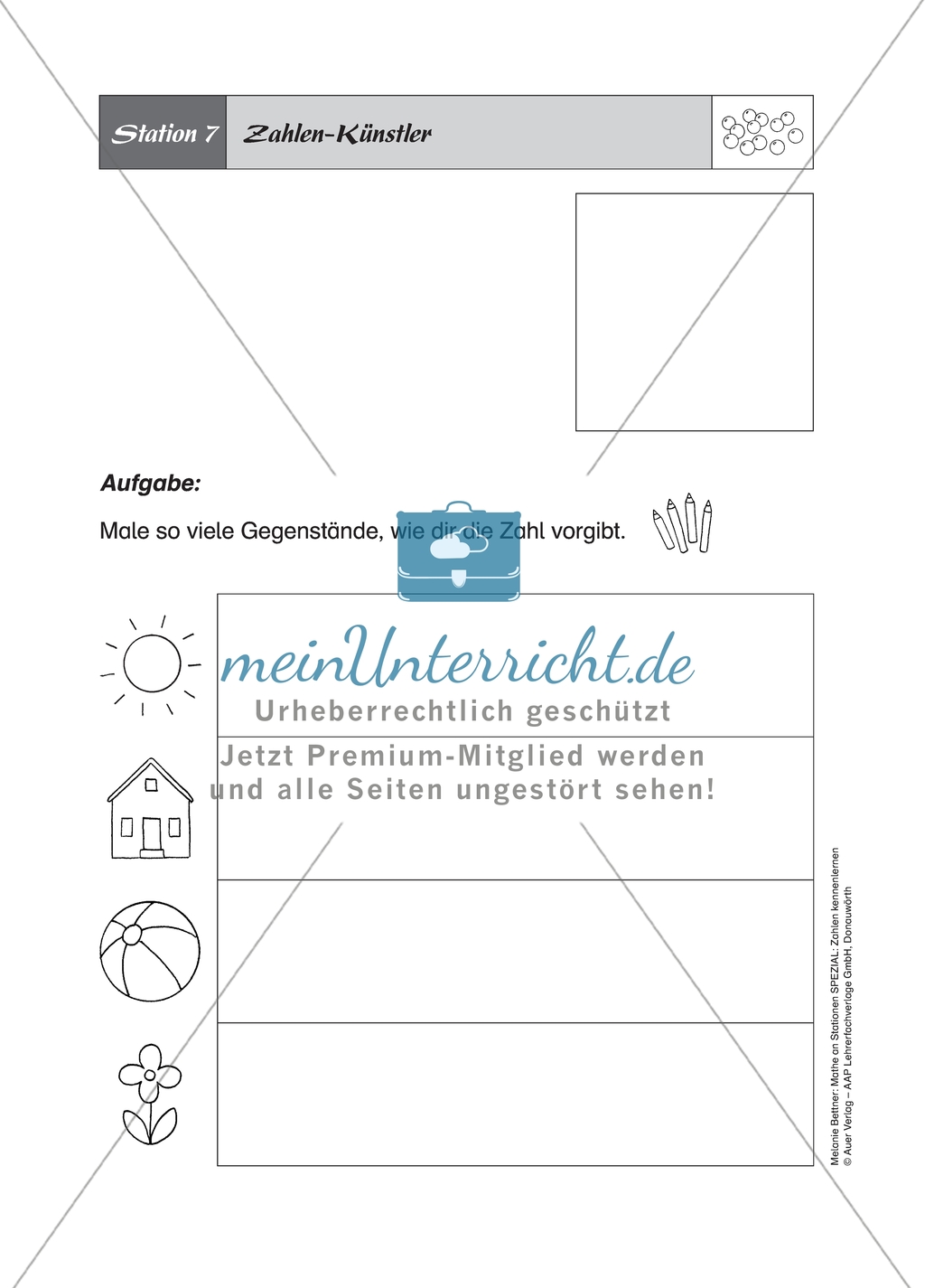 Aufgaben für eine Stationsarbeit zum Thema: