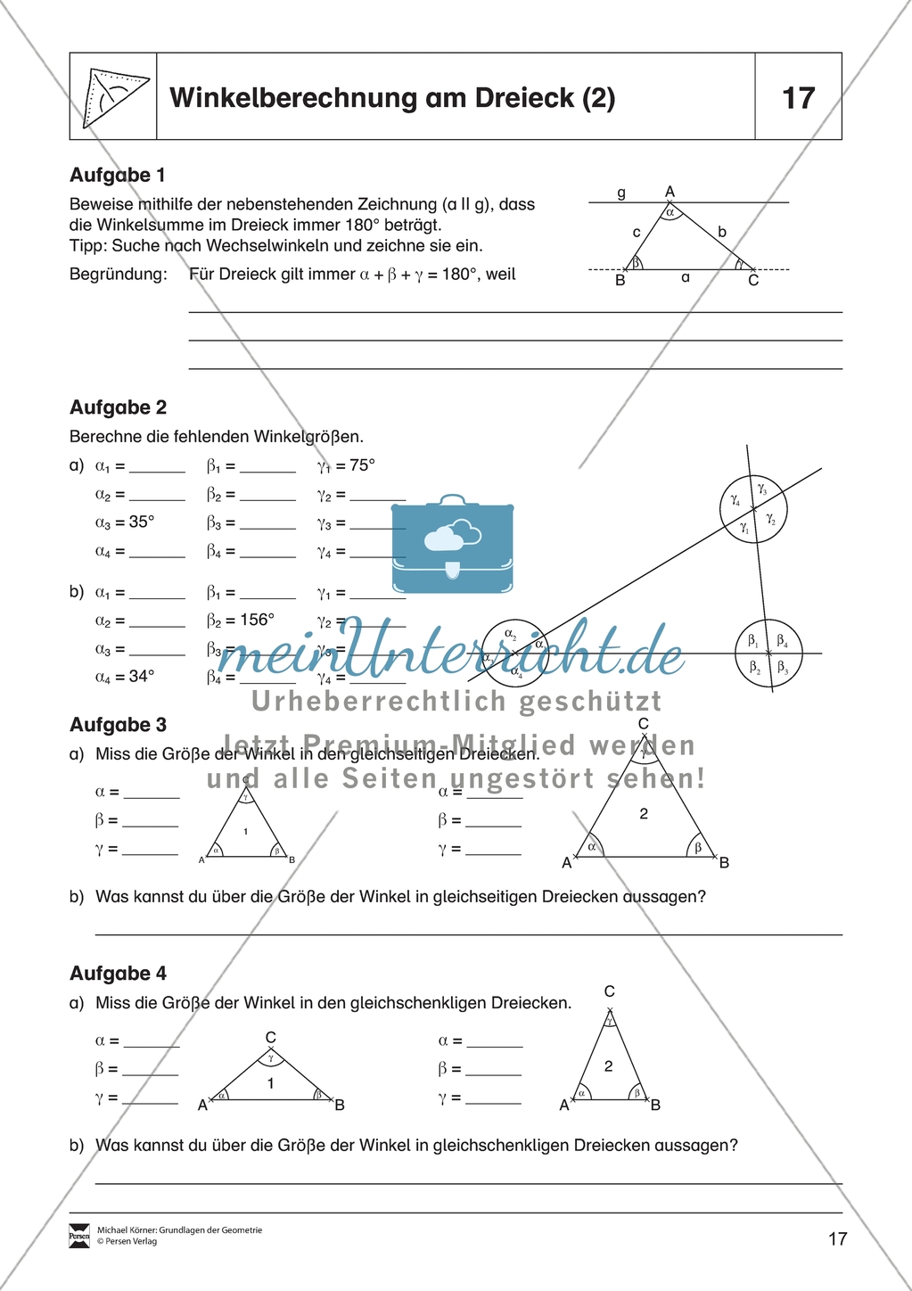 Aufgaben und Lösungen zum Thema: