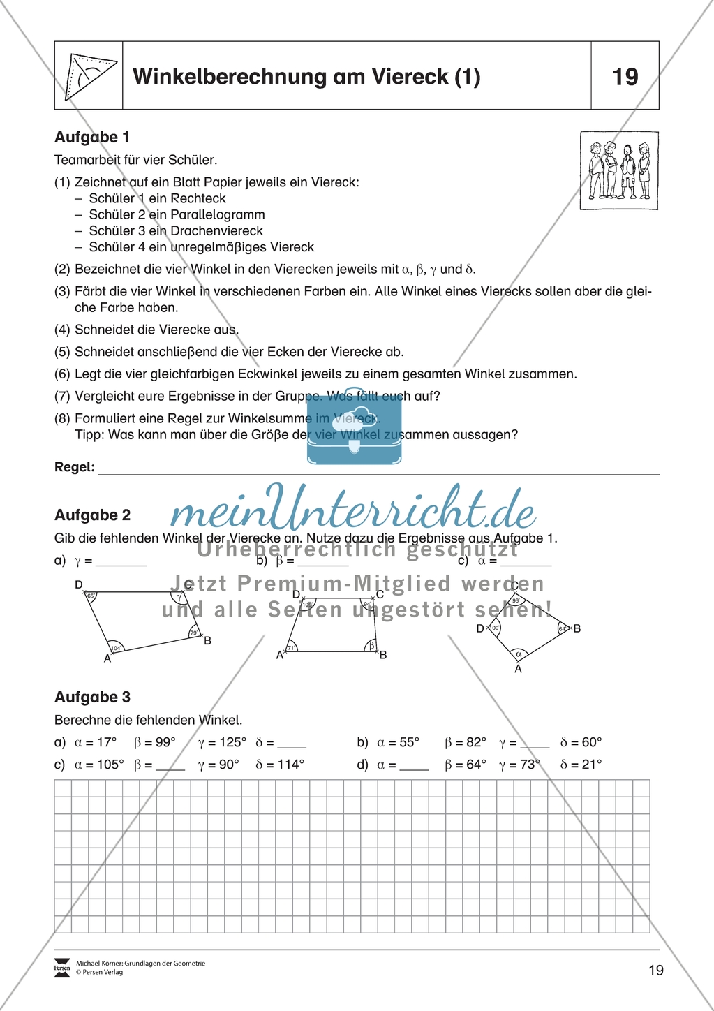 Aufgaben und Lösungen zum Thema: