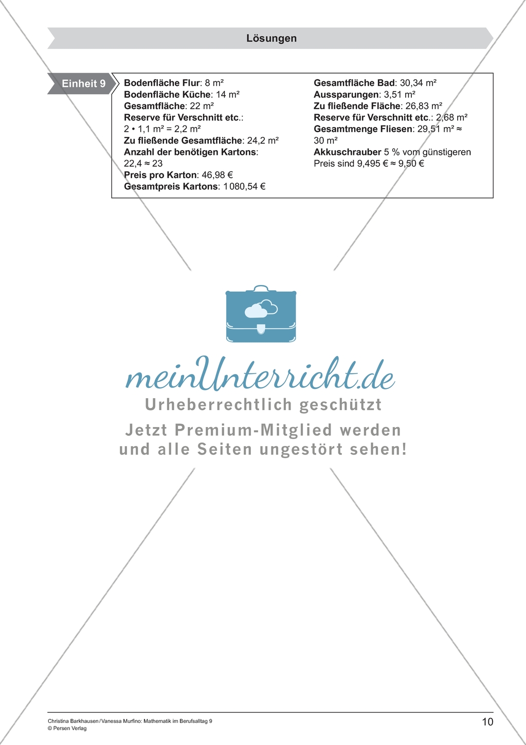 Materialien für eine Kurzeinheit zum Thema: