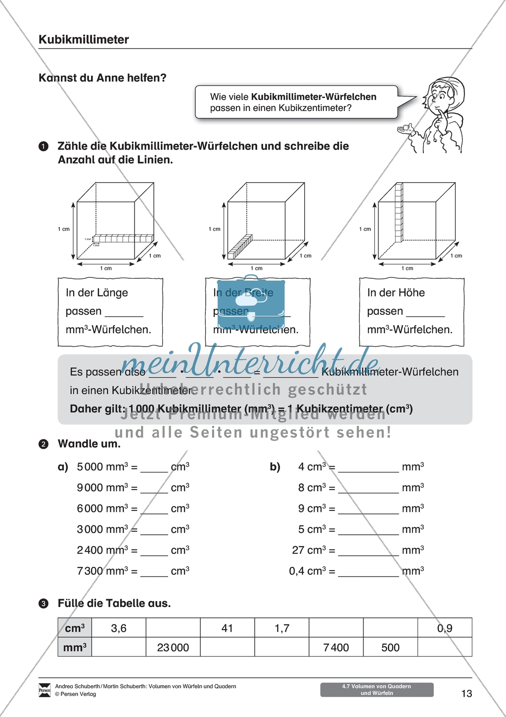 Arbeitsblätter zum Thema