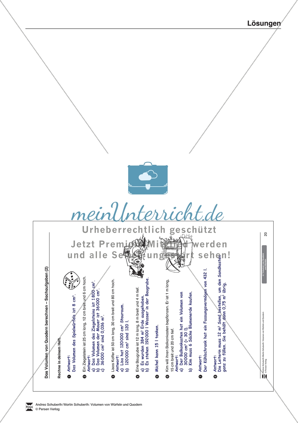 Arbeitsblätter zum Thema