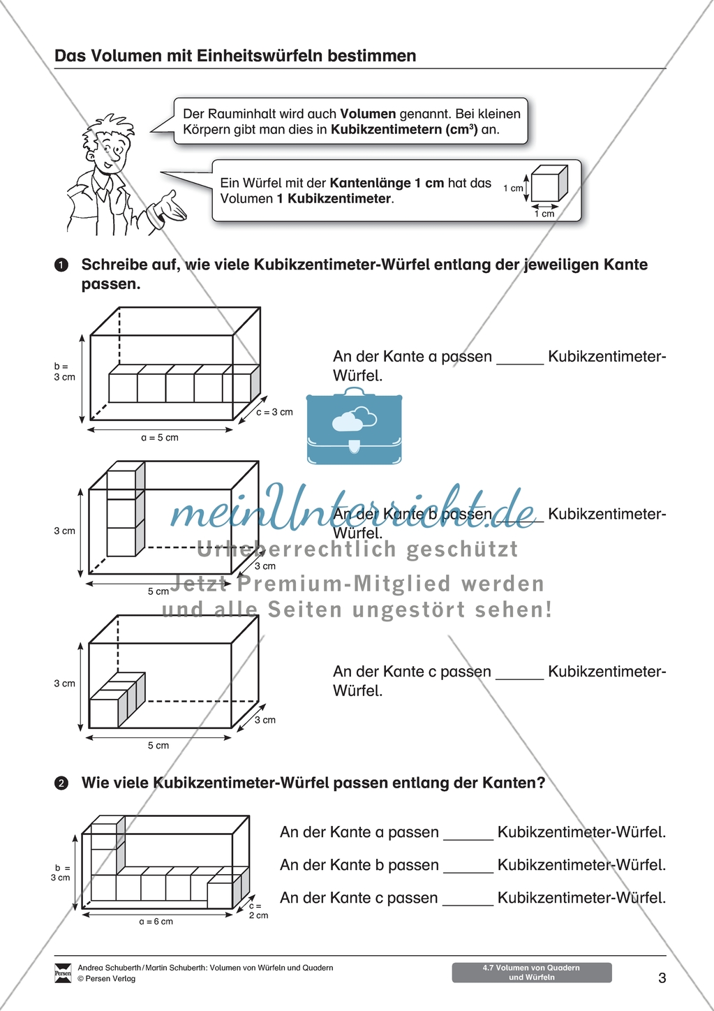 Arbeitsblätter zum Thema