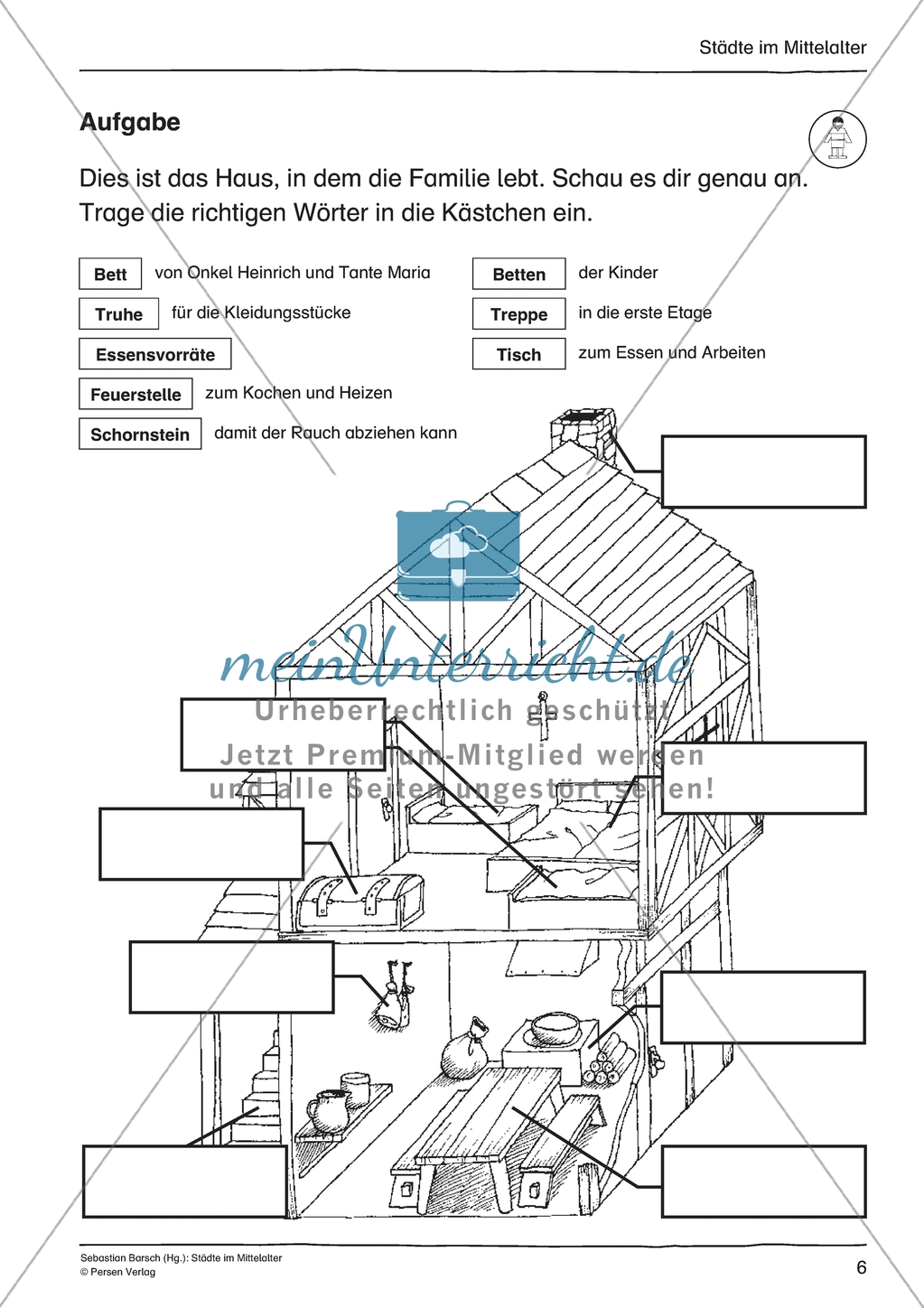 Städte im Mittelalter: Unterrichtseinheit Preview 6