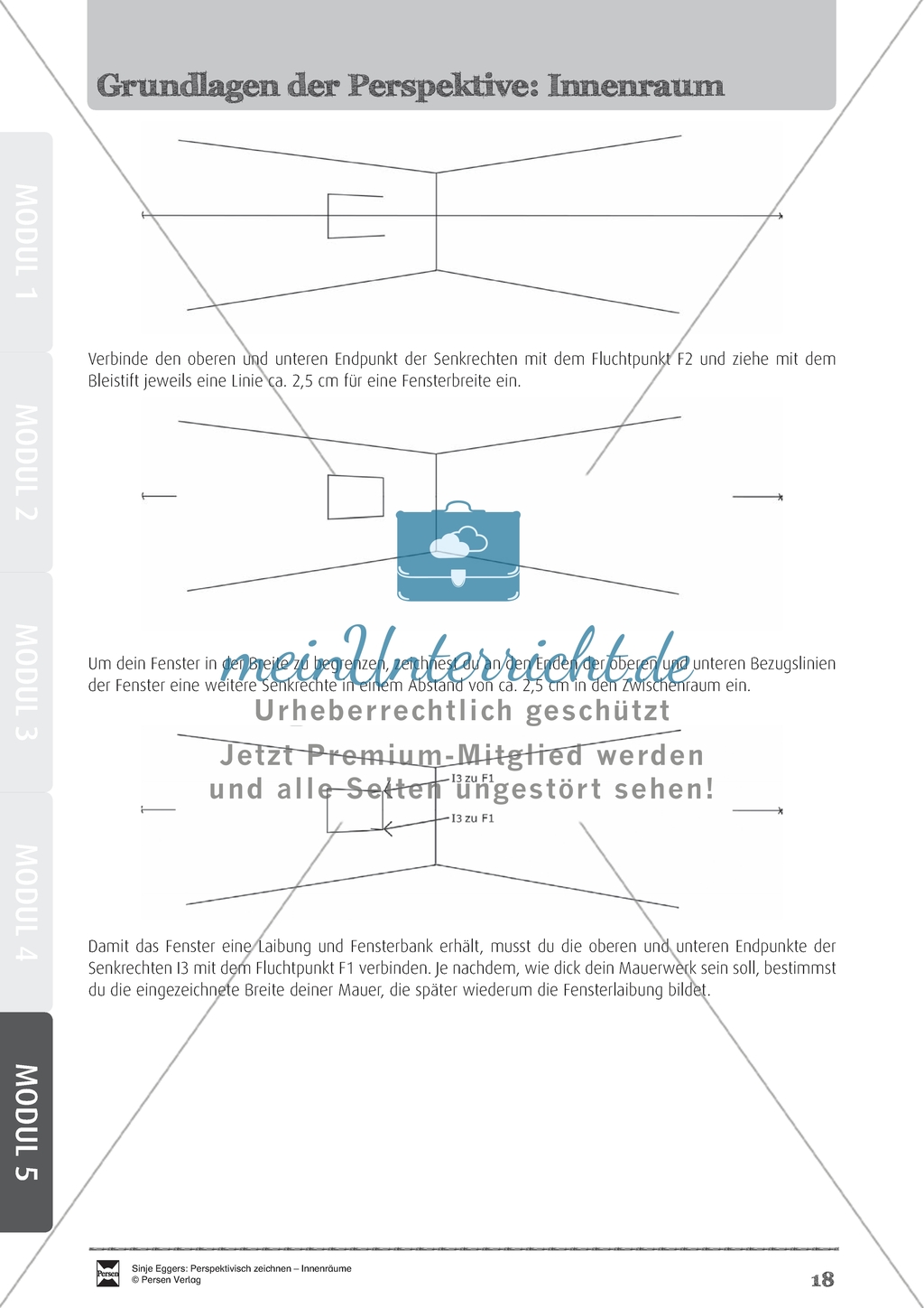 Grundlagen der Perspektive: einen Innenraum zeichnen Preview 2