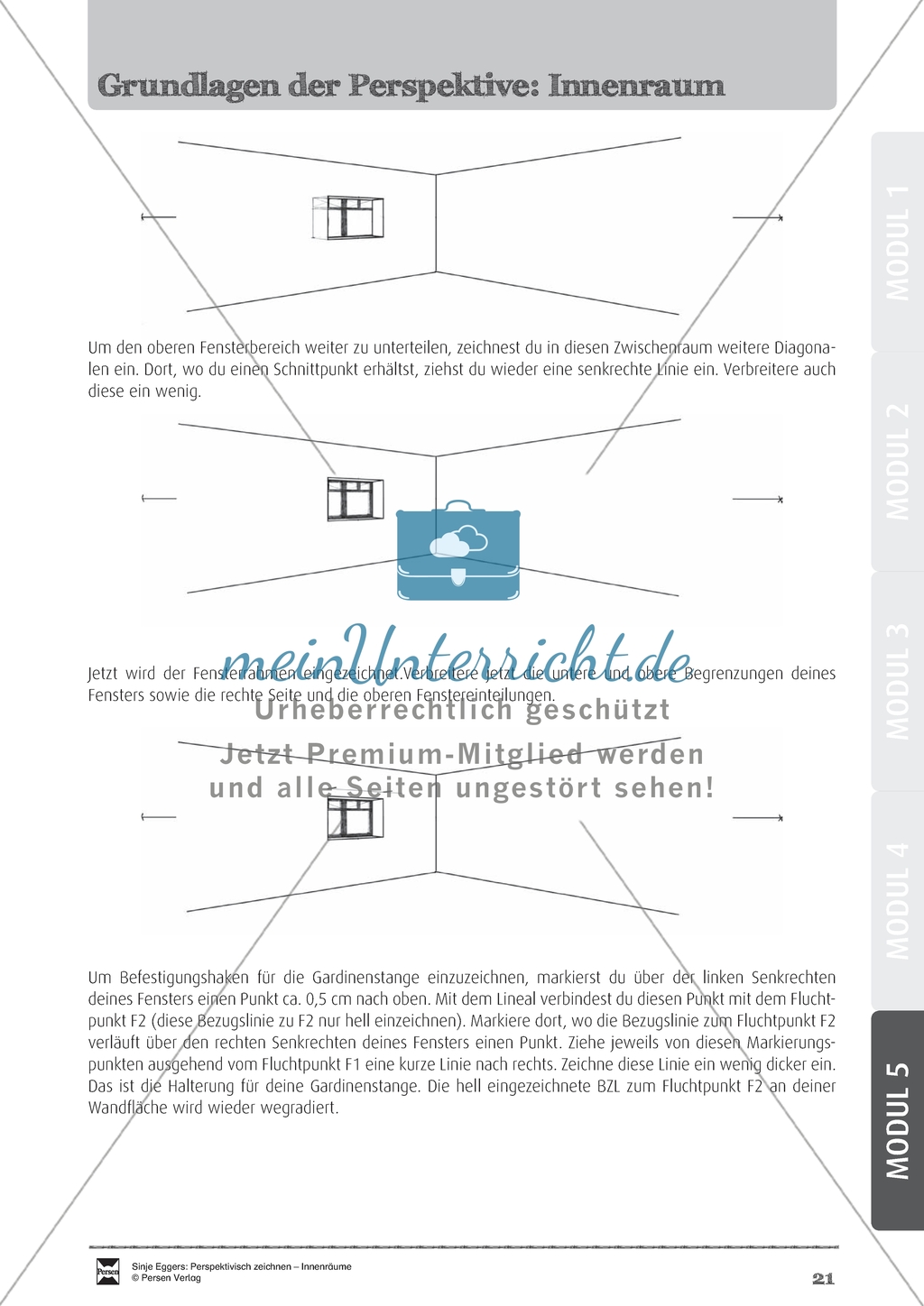 Grundlagen der Perspektive: einen Innenraum zeichnen Preview 5