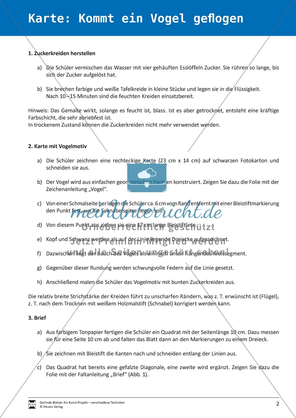 Kreative Kunst-Projekte - Verschiedene Techniken -