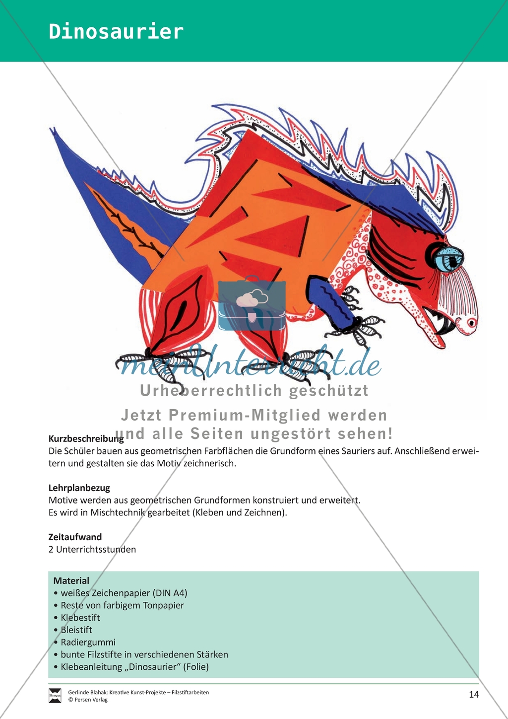 Kreative Kunst-Projekte - Filzstiftarbeiten -