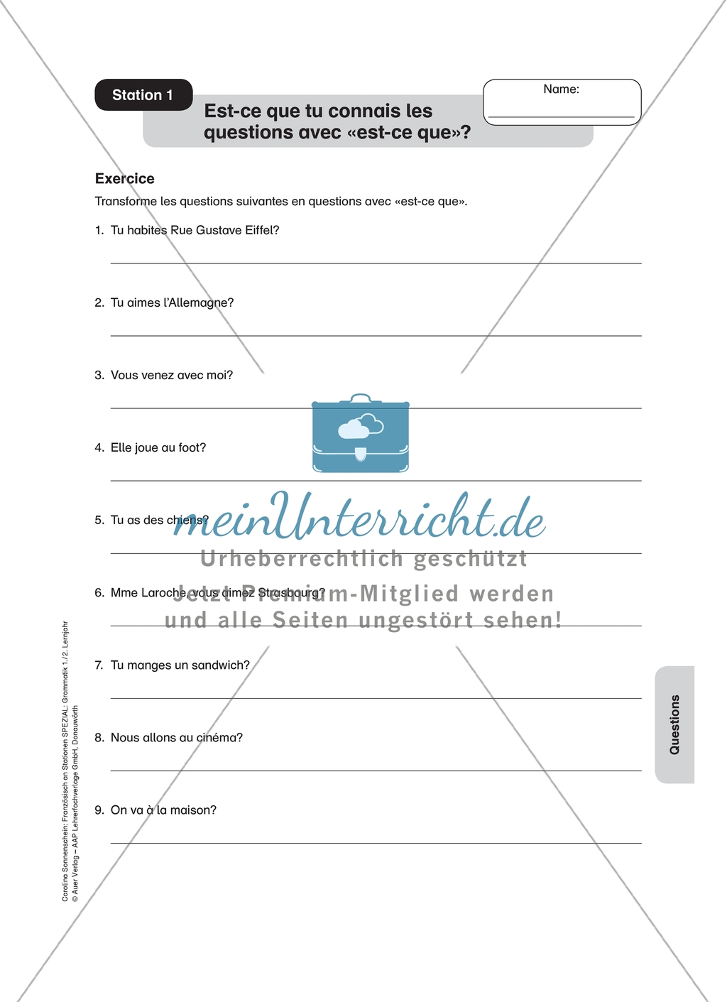 Stationenlernen zu