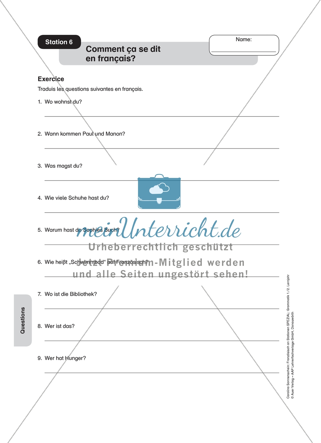 Stationenlernen zu