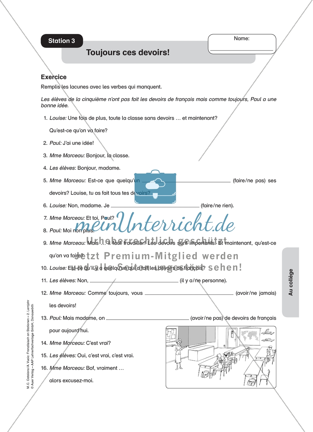 Stationenlernen zum Thema