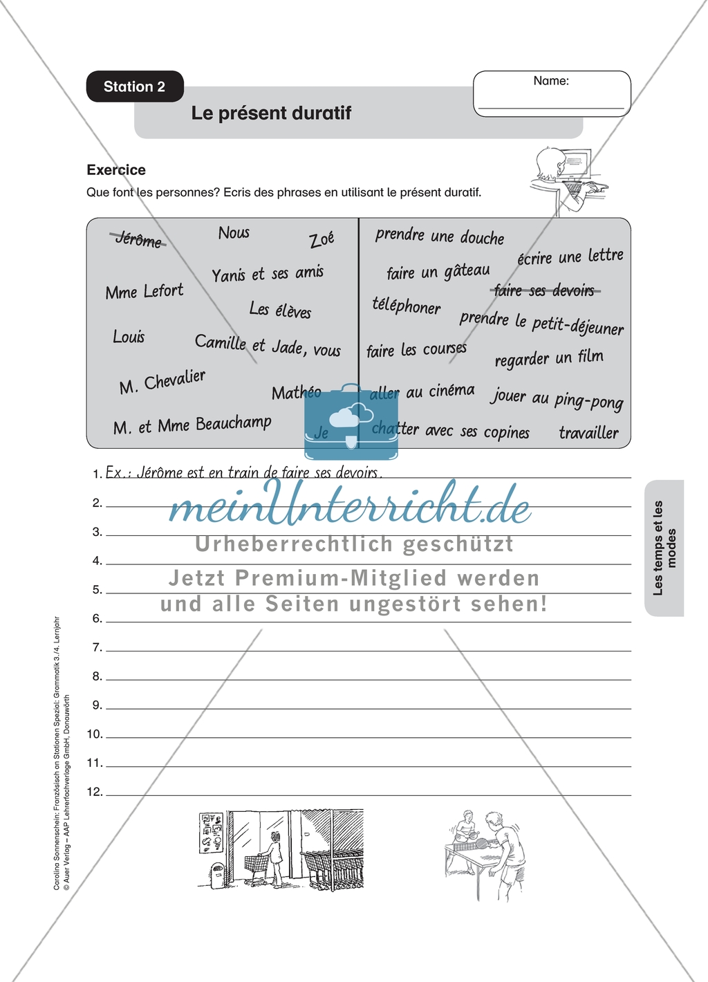 Stationenlernen zu