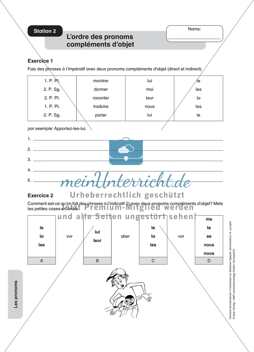 Kennenlernen französisch konjugieren
