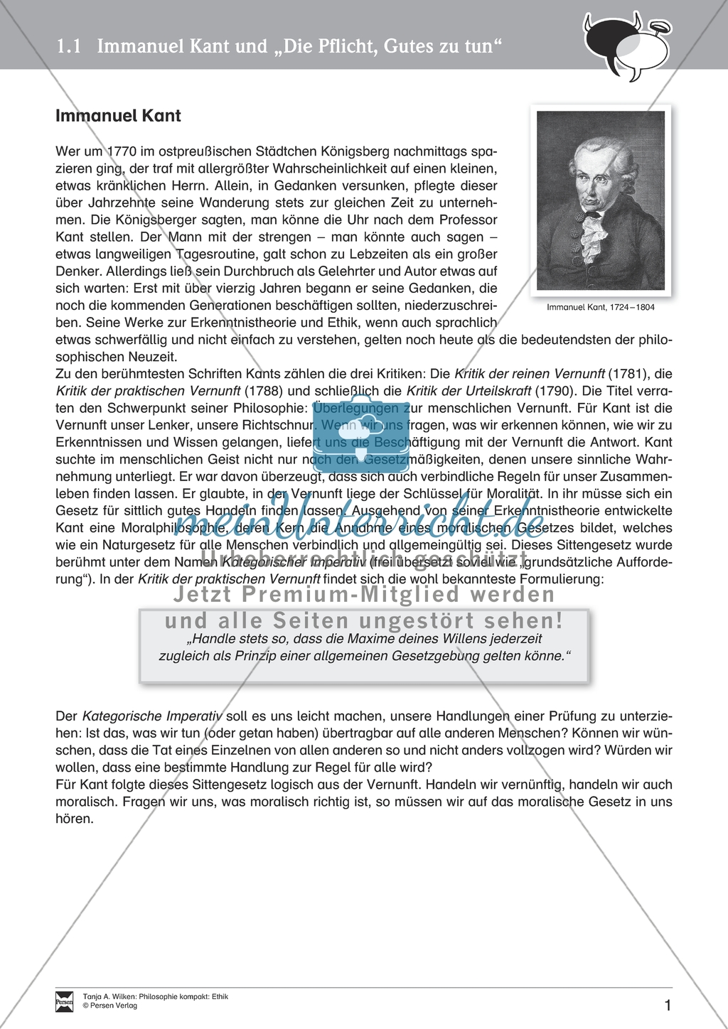 Immanuel Kant und