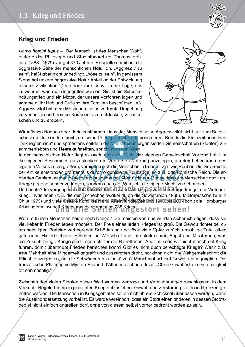 Mensch und Gesellschaft: Einführung in die Bedeutung von Eigentum und individuellen Wertvorstellungen. Mit Arbeitsblättern und Lösungen. Preview 1