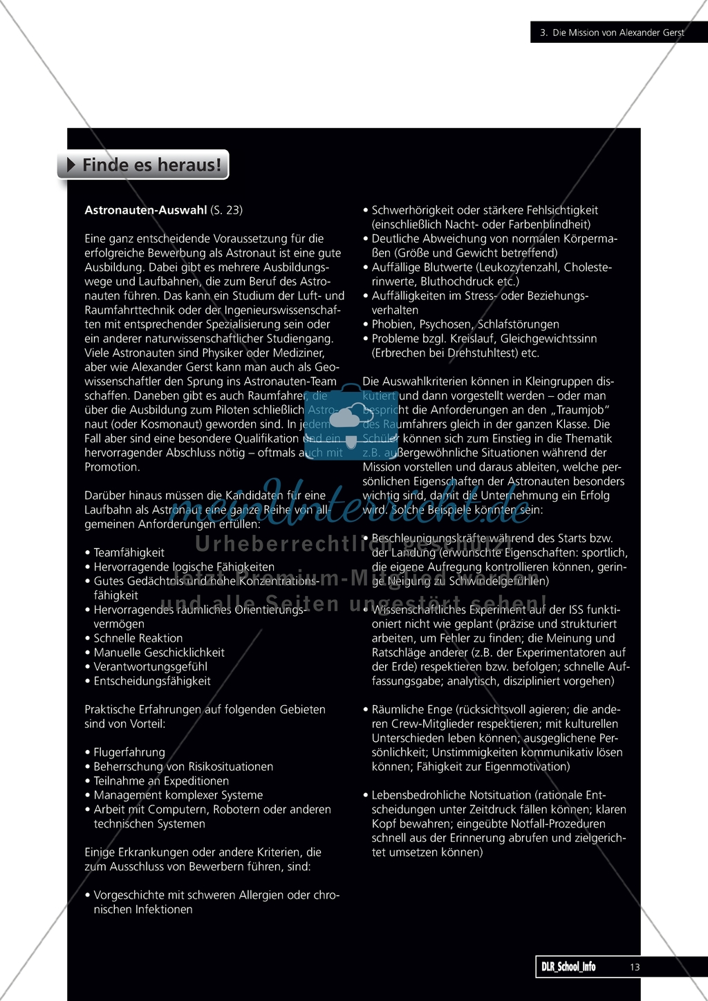 Die Mission von Alexander Gerst. Preview 2