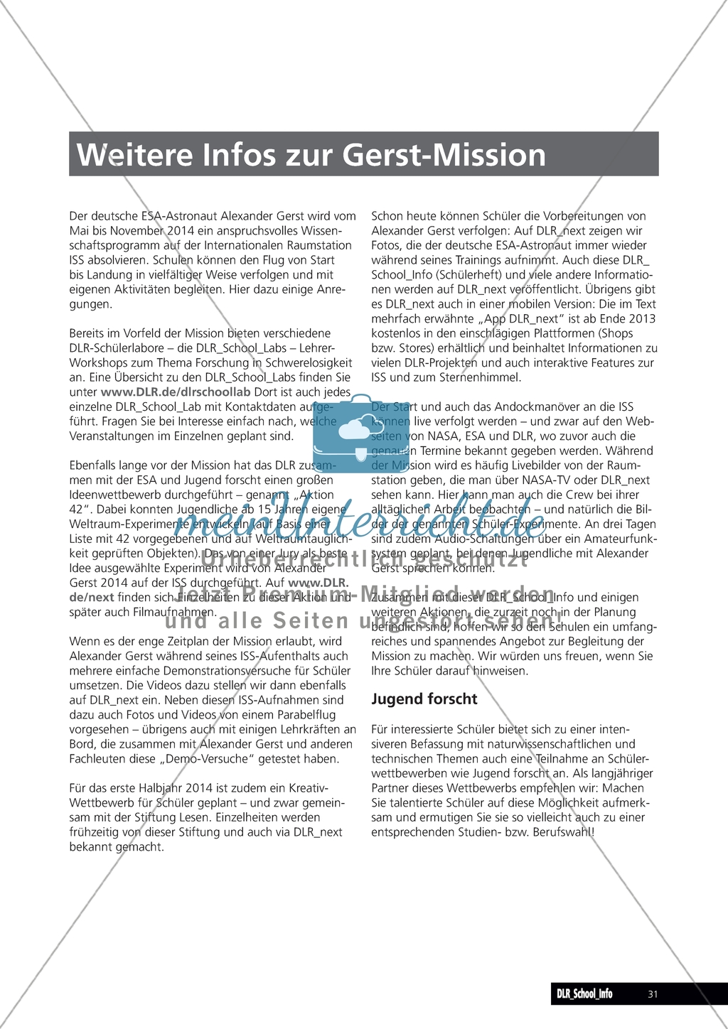 Die Mission von Alexander Gerst. Preview 3