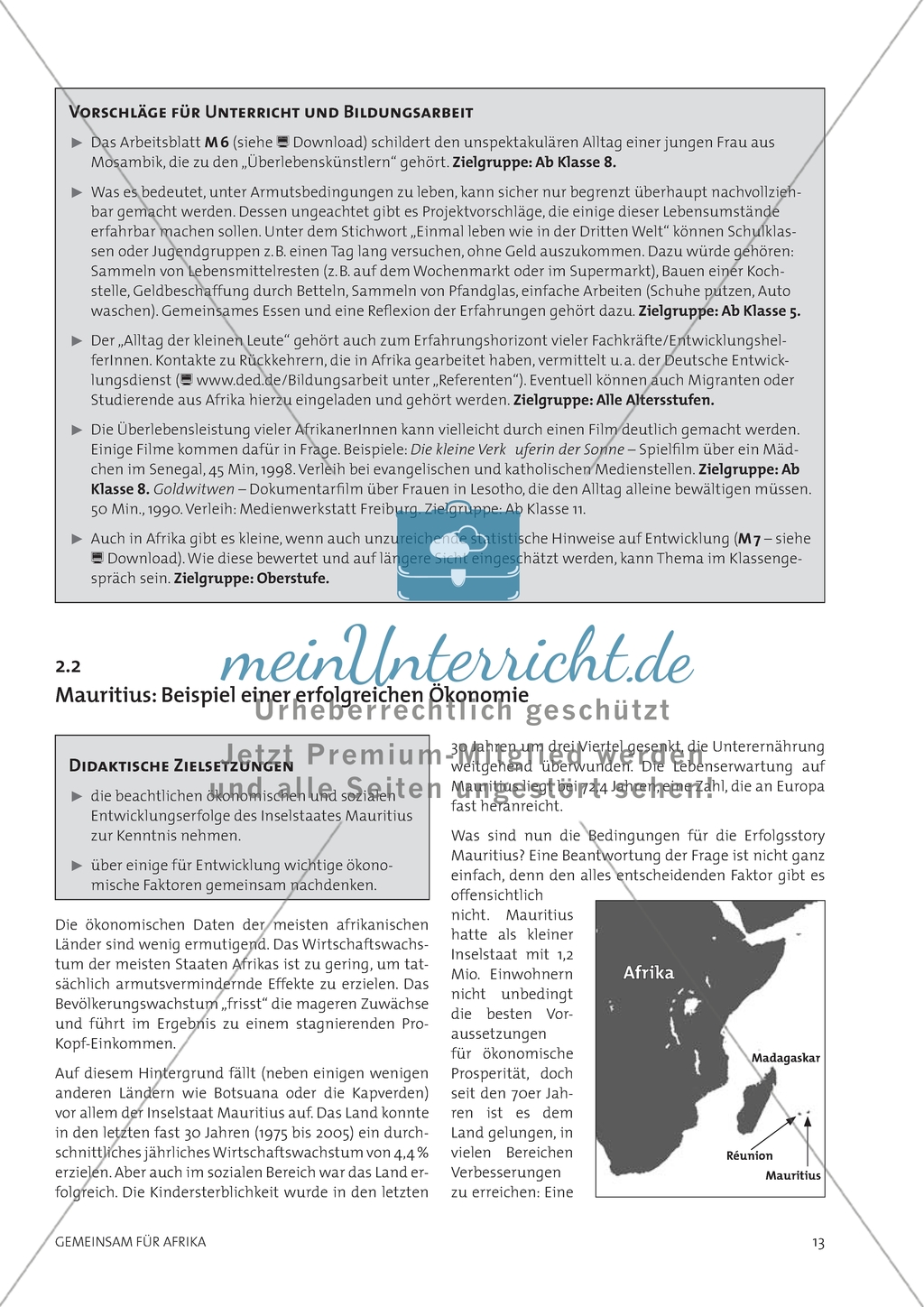 Afrikas Entwicklungserfolge: Ideen für den Unterricht Preview 3