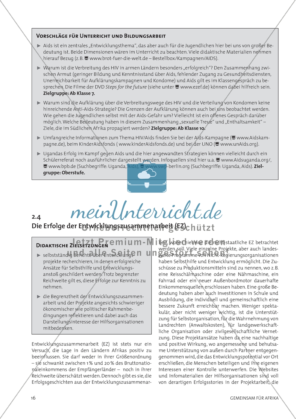 Afrikas Entwicklungserfolge: Ideen für den Unterricht Preview 6