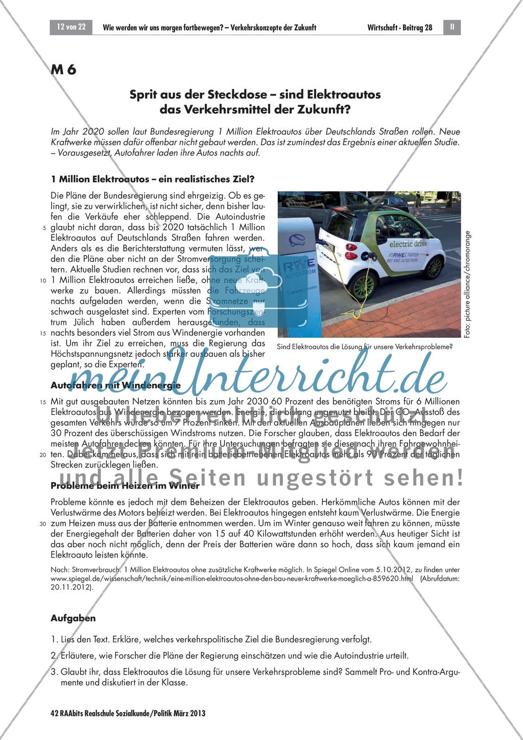 Wie werden wir uns morgen fortbewegen? Preview 1